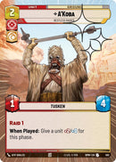 Image for A'Koba - Restless Raider (Hyperspace Foil) (562) (Homeworlds) (HMW) - Star Wars: Unlimited