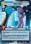 Image for Nuvo Vindi - Blue Shadow Perfected (Hyperspace Foil) (572) (Homeworlds) (HMW) - Star Wars: Unlimited