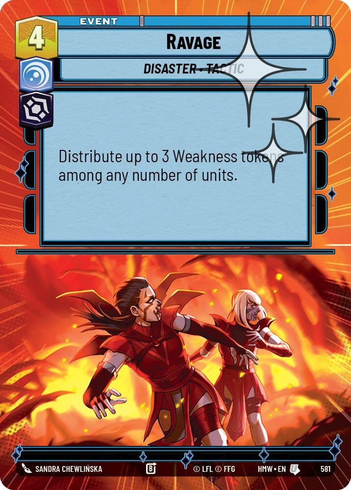Image for Ravage (Hyperspace Foil) (581) (Homeworlds) (HMW) - Star Wars: Unlimited