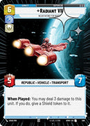 Image for Radiant VII - Negotiating for Naboo (Hyperspace Foil) (589) (Homeworlds) (HMW) - Star Wars: Unlimited
