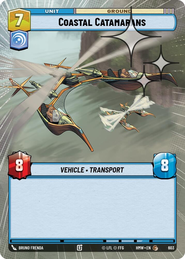 Image for Coastal Catamarans (Hyperspace Foil) (603) (Homeworlds) (HMW) - Star Wars: Unlimited