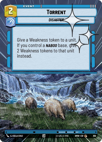 Image for Torrent (Hyperspace Foil) (610) (Homeworlds) (HMW) - Star Wars: Unlimited