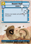Image for Dragon's Might (Hyperspace Foil) (612) (Homeworlds) (HMW) - Star Wars: Unlimited