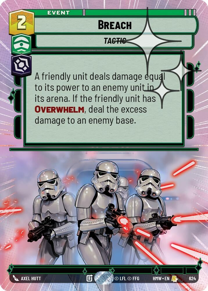 Image for Breach (Hyperspace Foil) (624) (Homeworlds) (HMW) - Star Wars: Unlimited