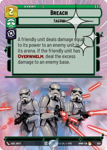 Image for Breach (Hyperspace Foil) (624) (Homeworlds) (HMW) - Star Wars: Unlimited