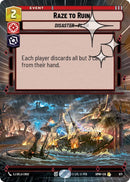 Image for Raze to Ruin (Hyperspace Foil) (671) (Homeworlds) (HMW) - Star Wars: Unlimited