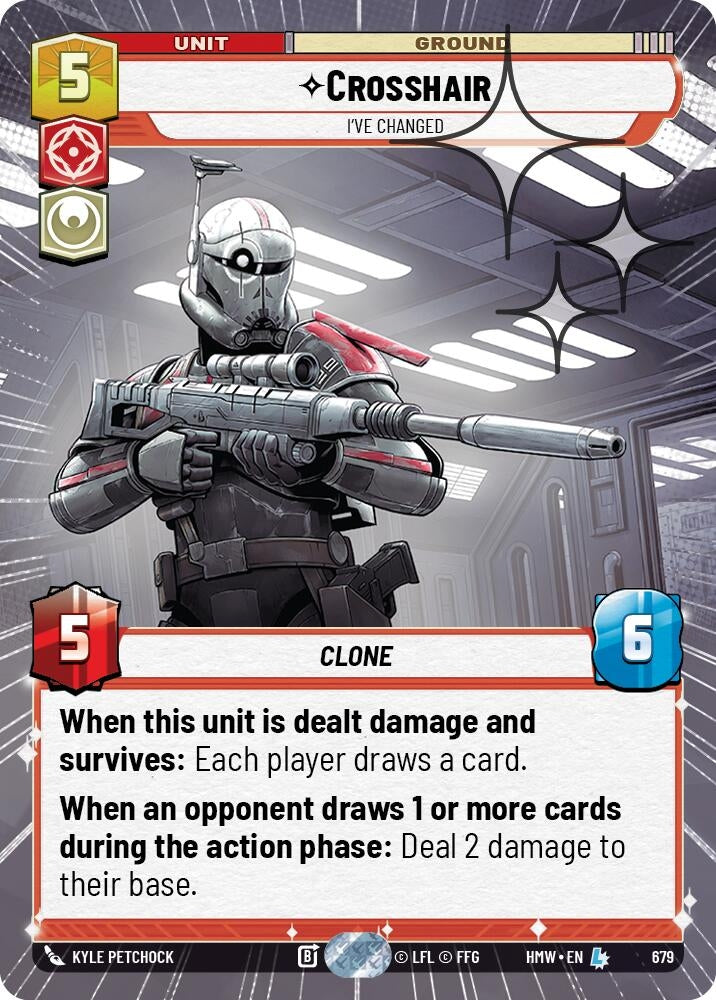 Image for Crosshair - I've Changed (Hyperspace Foil) (679) (Homeworlds) (HMW) - Star Wars: Unlimited
