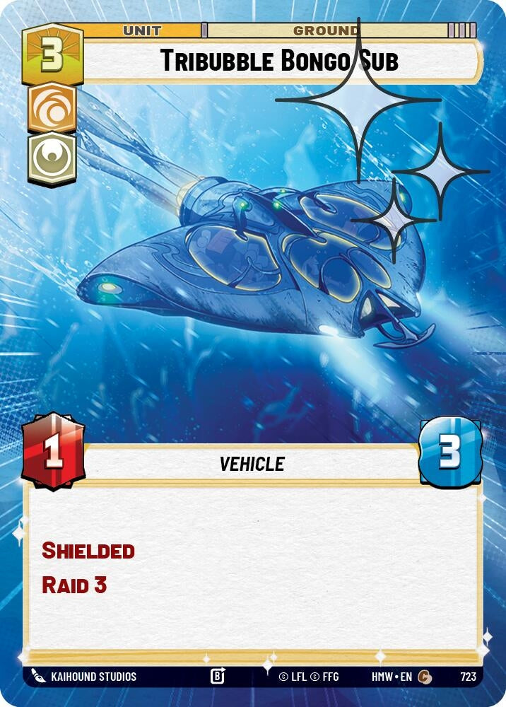 Image for Tribubble Bongo Sub (Hyperspace Foil) (723) (Homeworlds) (HMW) - Star Wars: Unlimited