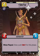 Image for Sun Fac - Poggle's Second (Hyperspace Foil) (753) (Homeworlds) (HMW) - Star Wars: Unlimited