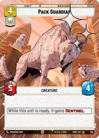 Image for Pack Guardian (Hyperspace Foil) (769) (Homeworlds) (HMW) - Star Wars: Unlimited
