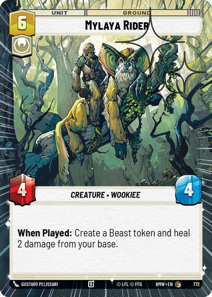 Image for Mylaya Rider (Hyperspace Foil) (772) (Homeworlds) (HMW) - Star Wars: Unlimited