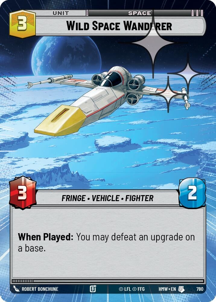 Image for Wild Space Wanderer (Hyperspace Foil) (780) (Homeworlds) (HMW) - Star Wars: Unlimited