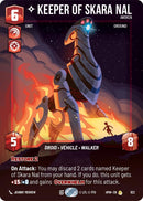 Image for Keeper of Skara Nal - Awoken (Prestige) (822) (Homeworlds) (HMW) - Star Wars: Unlimited