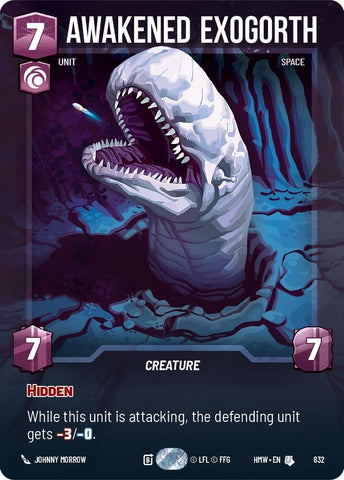 Image for Awakened Exogorth (Prestige) (832) (Homeworlds) (HMW) - Star Wars: Unlimited