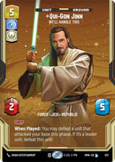 Image for Qui-Gon Jinn - We'll Handle This (Prestige) (837) (Homeworlds) (HMW) - Star Wars: Unlimited