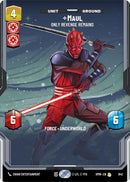 Image for Maul - Only Revenge Remains (Prestige) (842) (Homeworlds) (HMW) - Star Wars: Unlimited