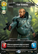 Image for Saw Gerrera - Shadowlands Insurgent (Prestige) (845) (Homeworlds) (HMW) - Star Wars: Unlimited