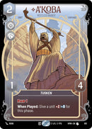 Image for A'Koba - Restless Raider (Prestige Foil) (851) (Homeworlds) (HMW) - Star Wars: Unlimited