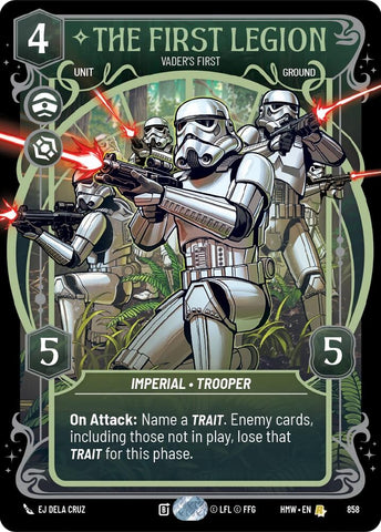 Image for The First Legion - Vader's Fist (Prestige Foil) (858) (Homeworlds) (HMW) - Star Wars: Unlimited