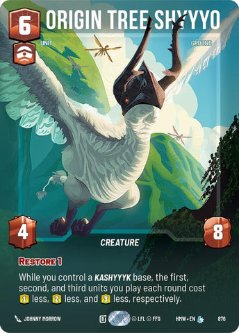 Image for Origin Tree Shyyyo (Prestige Foil) (876) (Homeworlds) (HMW) - Star Wars: Unlimited