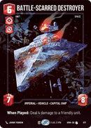 Image for Battle-Scarred Destroyer (Prestige Foil) (877) (Homeworlds) (HMW) - Star Wars: Unlimited