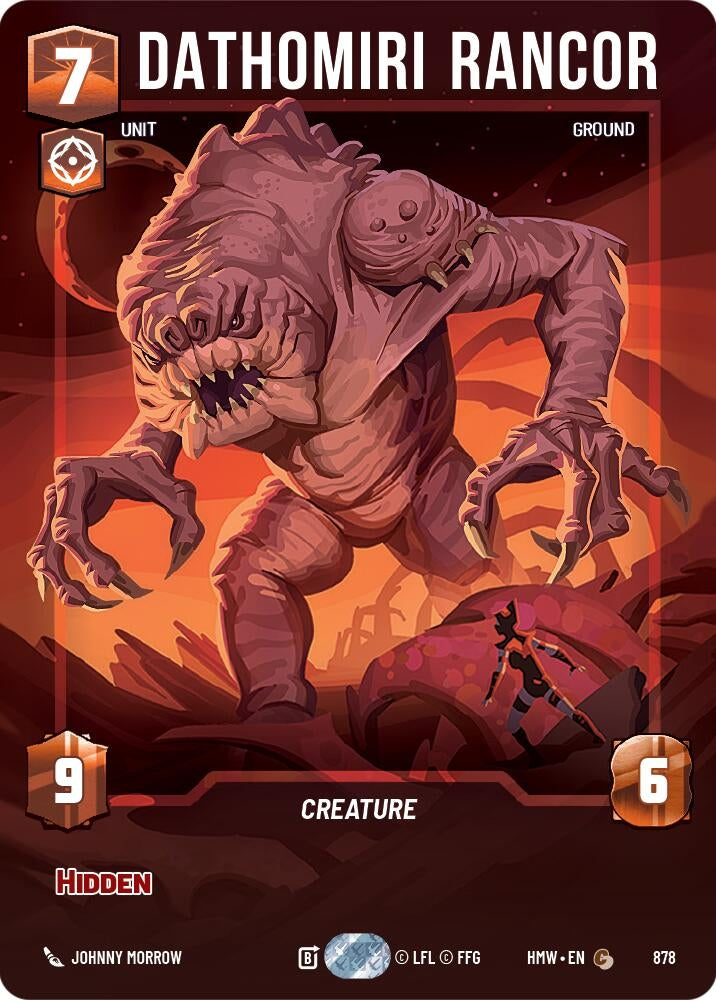 Image for Dathomiri Rancor (Prestige Foil) (878) (Homeworlds) (HMW) - Star Wars: Unlimited
