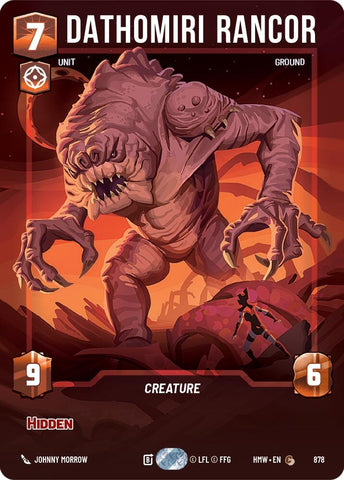 Image for Dathomiri Rancor (Prestige Foil) (878) (Homeworlds) (HMW) - Star Wars: Unlimited