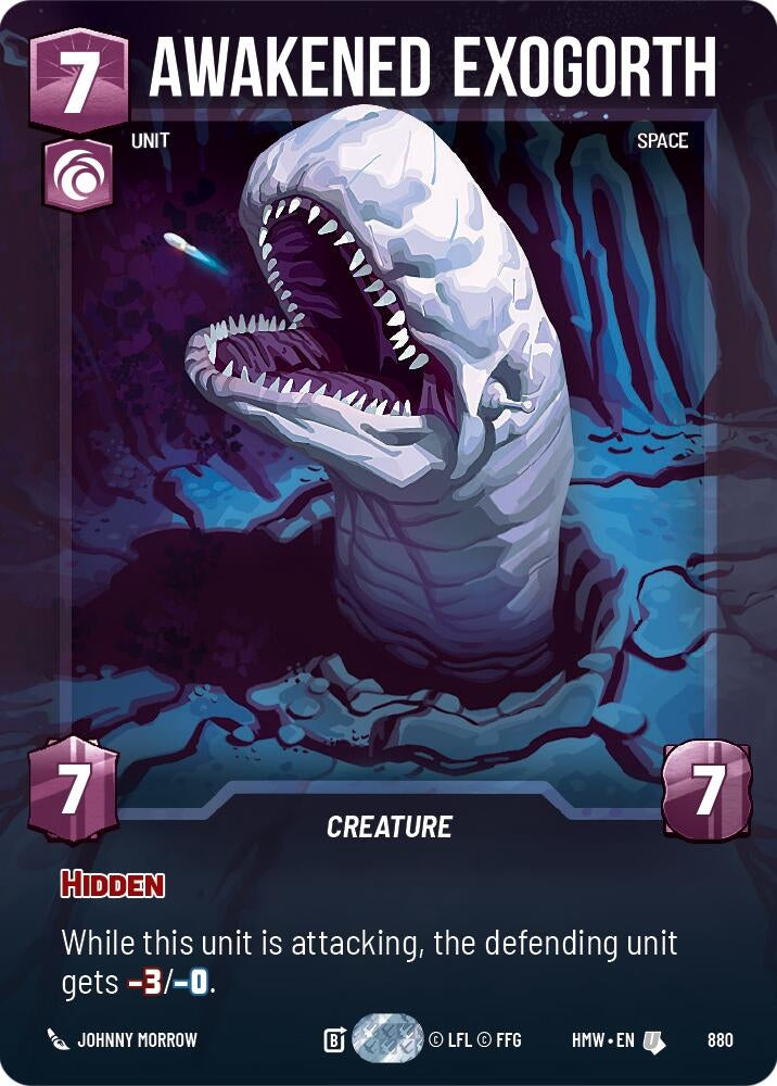 Image for Awakened Exogorth (Prestige Foil) (880) (Homeworlds) (HMW) - Star Wars: Unlimited