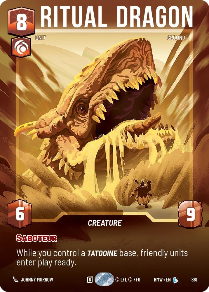 Image for Ritual Dragon (Prestige Foil) (881) (Homeworlds) (HMW) - Star Wars: Unlimited
