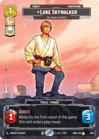 Image for Luke Skywalker - Dreaming Farmboy (Prestige Foil) (895) (Homeworlds) (HMW) - Star Wars: Unlimited