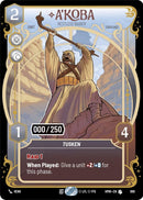 Image for A'Koba - Restless Raider (Serialized) (899) (Homeworlds) (HMW) - Star Wars: Unlimited
