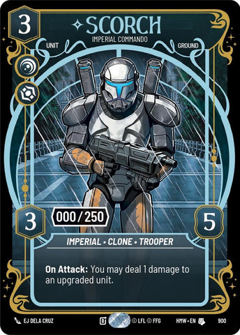 Image for Scorch - Imperial Commando (Serialized) (900) (Homeworlds) (HMW) - Star Wars: Unlimited