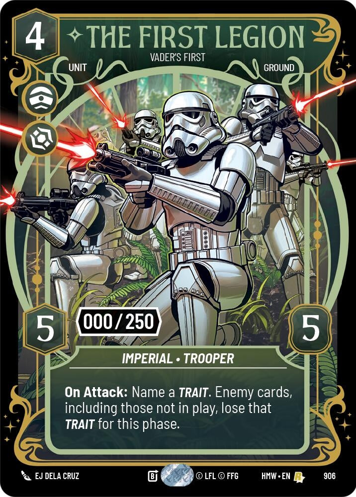 Image for The First Legion - Vader's Fist (Serialized) (906) (Homeworlds) (HMW) - Star Wars: Unlimited