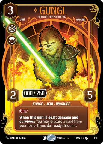 Image for Gungi - Fighting for Kashyyyk (Serialized) (915) (Homeworlds) (HMW) - Star Wars: Unlimited