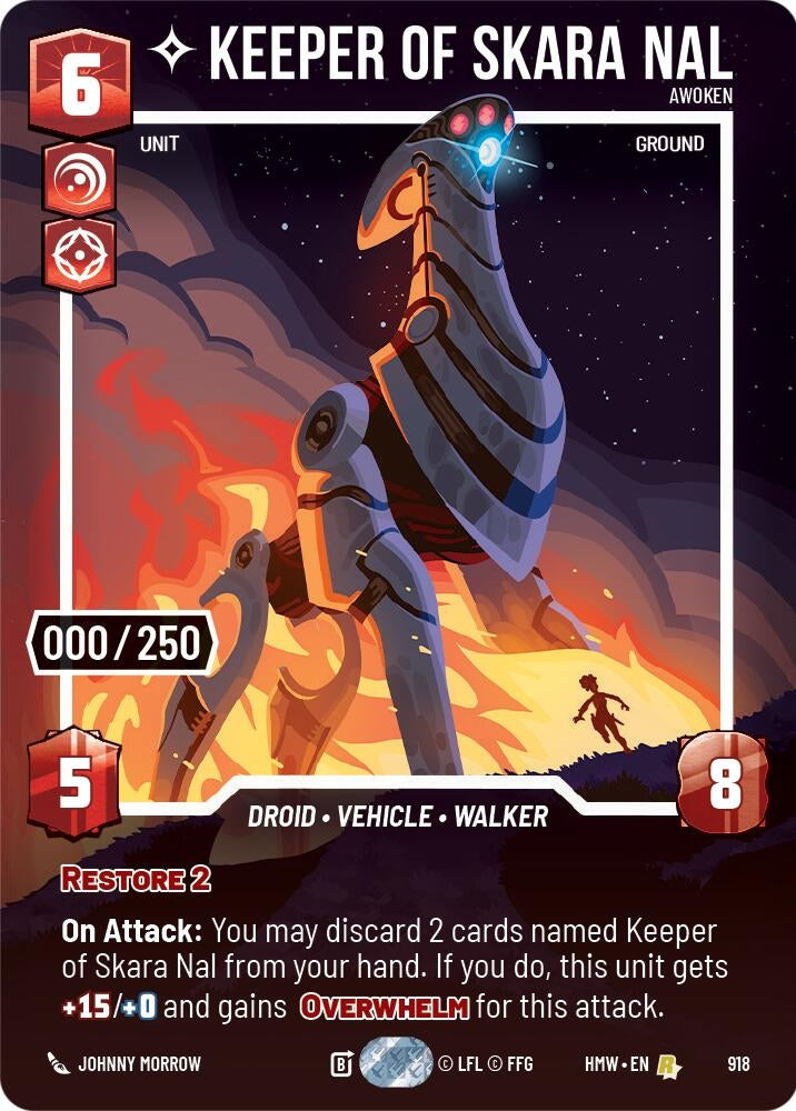 Image for Keeper of Skara Nal - Awoken (Serialized) (918) (Homeworlds) (HMW) - Star Wars: Unlimited