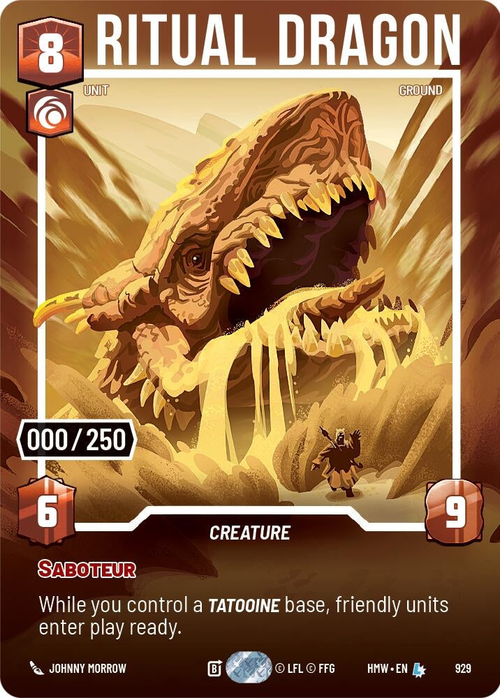 Image for Ritual Dragon (Serialized) (929) (Homeworlds) (HMW) - Star Wars: Unlimited