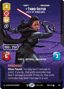 Image for Third Sister - Cycle of Vengeance (Serialized) (930) (Homeworlds) (HMW) - Star Wars: Unlimited