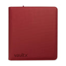 Image for Vault X Zip Binder Exo-Tec - Metallic Red 12 Pocket - Storage Albums
