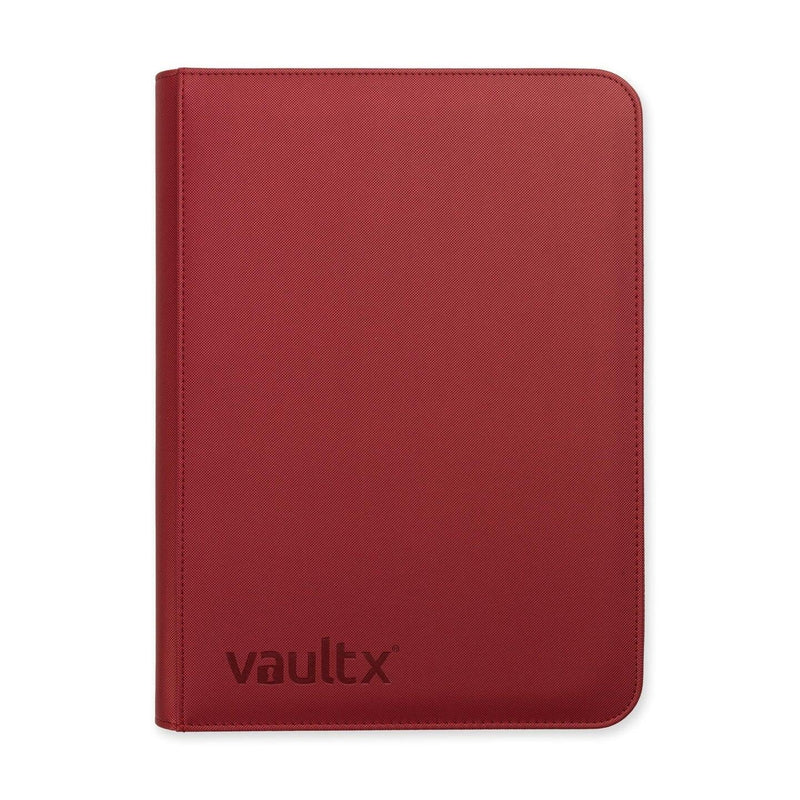 Image for Vault X Zip Binder Exo-Tec - Metallic Red 9 Pocket - Storage Albums