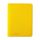 Image for Vault X Zip Binder XXL Exo-Tec - Yellow 16 Pocket - Storage Albums