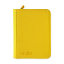 Image for Vault X Zip Binder Exo-Tec - Yellow 4 Pocket - Storage Albums