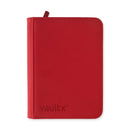 Image for Vault X Zip Binder Exo-Tec - Red 4 Pocket - Storage Albums