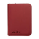 Image for Vault X Zip Binder Exo-Tec - Metallic Red 4 Pocket - Storage Albums