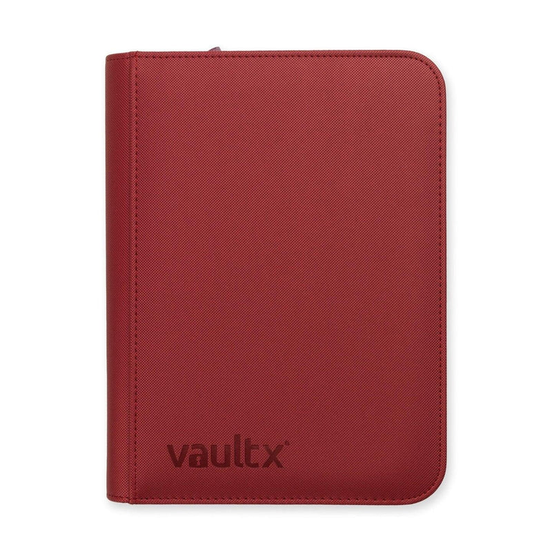 Image for Vault X Zip Binder Exo-Tec - Metallic Red 4 Pocket - Storage Albums