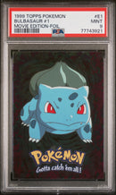 BULBASAUR - MOVIE EDITION FOIL - TOPPS - PSA 9 Pokemon Single