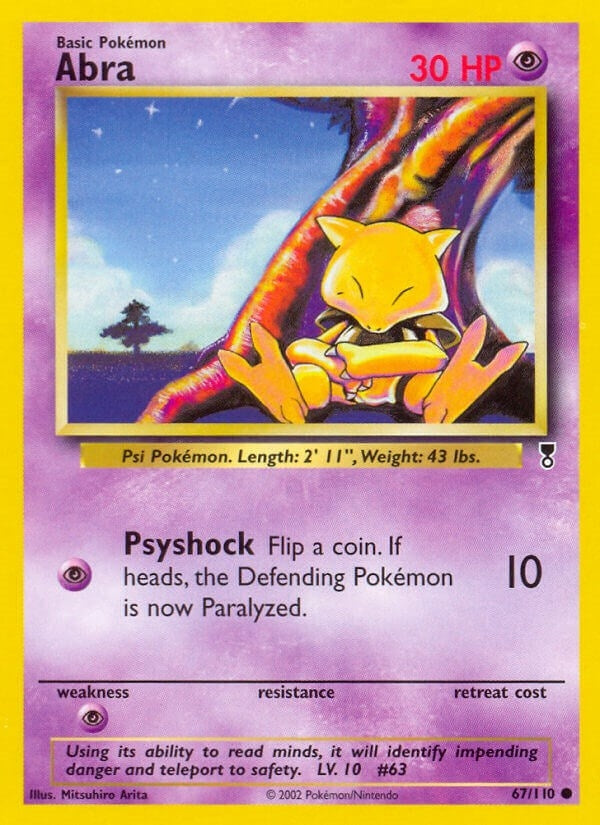 Image for Abra (067/110) (Legendary Collection) (LC) - Pokemon