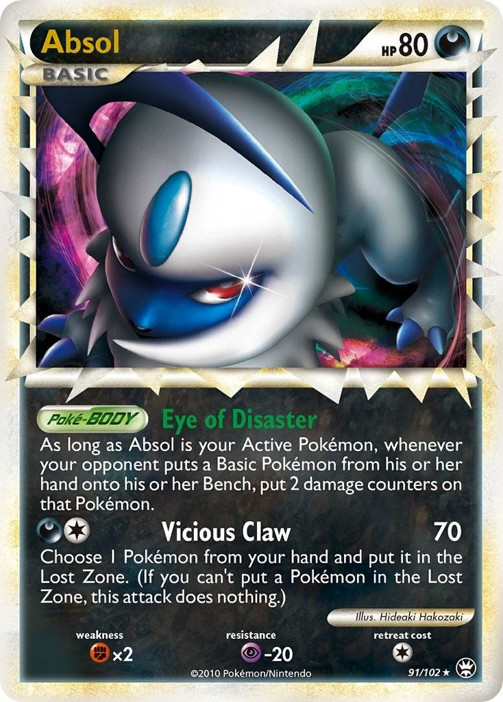 Image for Absol (Prime) (91/102) (Triumphant) (TM) - Pokemon