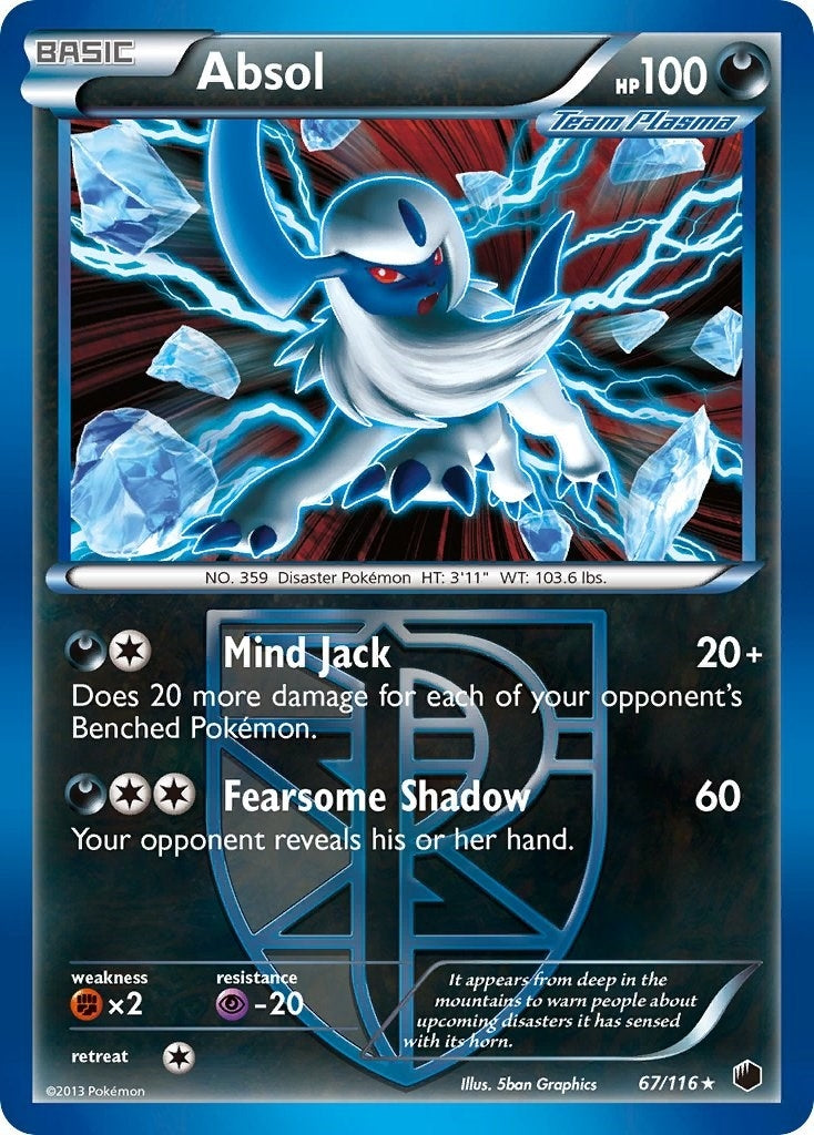 Image for Absol (Team Plasma) (67/116) (Plasma Freeze) (PLF) - Pokemon