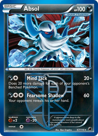 Image for Absol (Team Plasma) (67/116) (Plasma Freeze) (PLF) - Pokemon