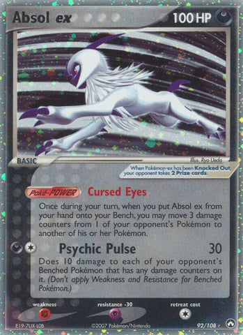 Image for Absol ex (92/108) (EX Power Keepers) (PK) - Pokemon